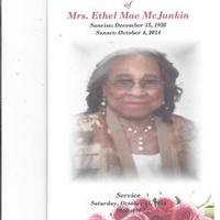 Mrs Ethel Mae Mcclain-Mcjunkin Obituary