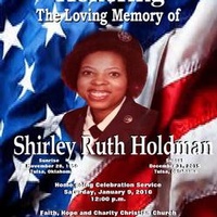 Ms Shirley Ruth Holdman Obituary